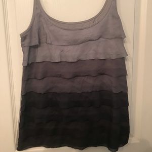 Gray ombré tank top from New York & Company